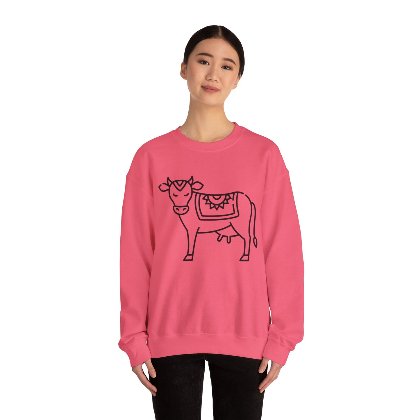 Unisex Cow Crewneck Sweatshirt